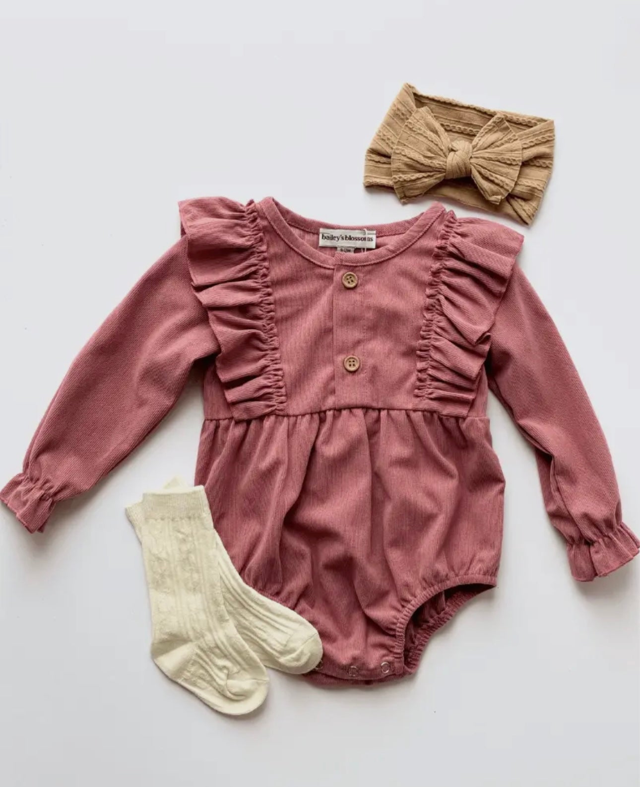 Samantha Bubble Romper- Deep Mauve
