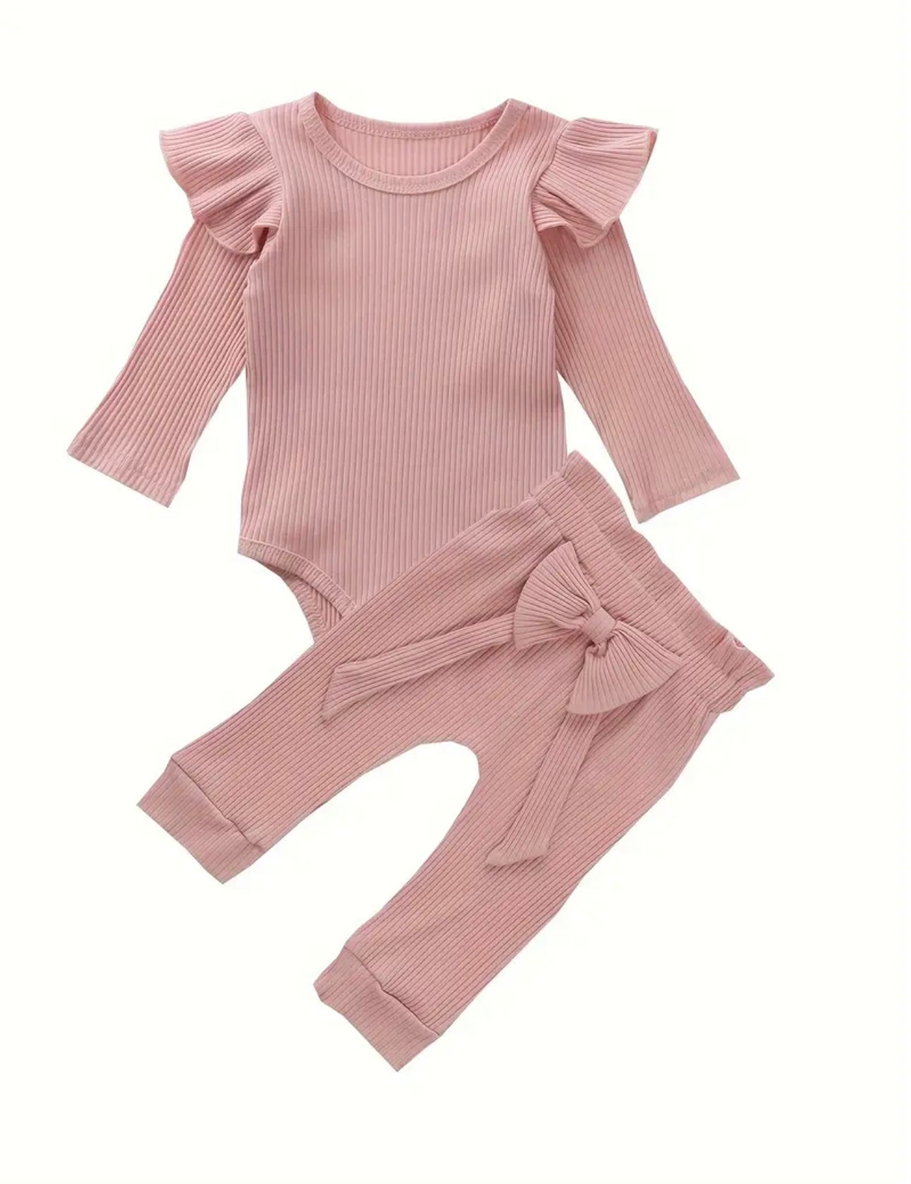 Blush baby 2 piece outfit