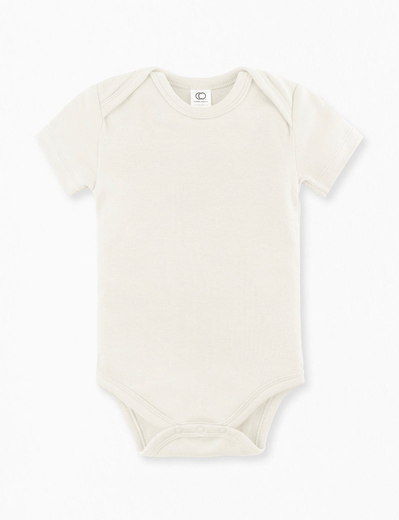 Organic Ivory Short Sleeve Bodysuit