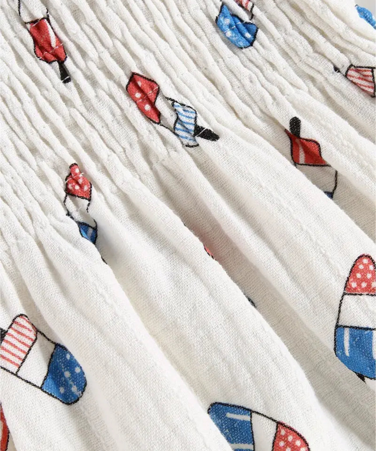 Independence Day baby girl jumpsuit