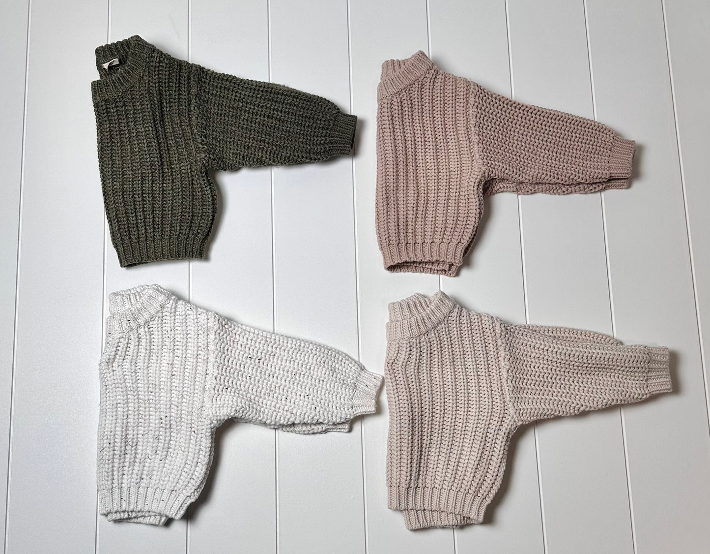 Knitted Taupe chunky oversized sweater