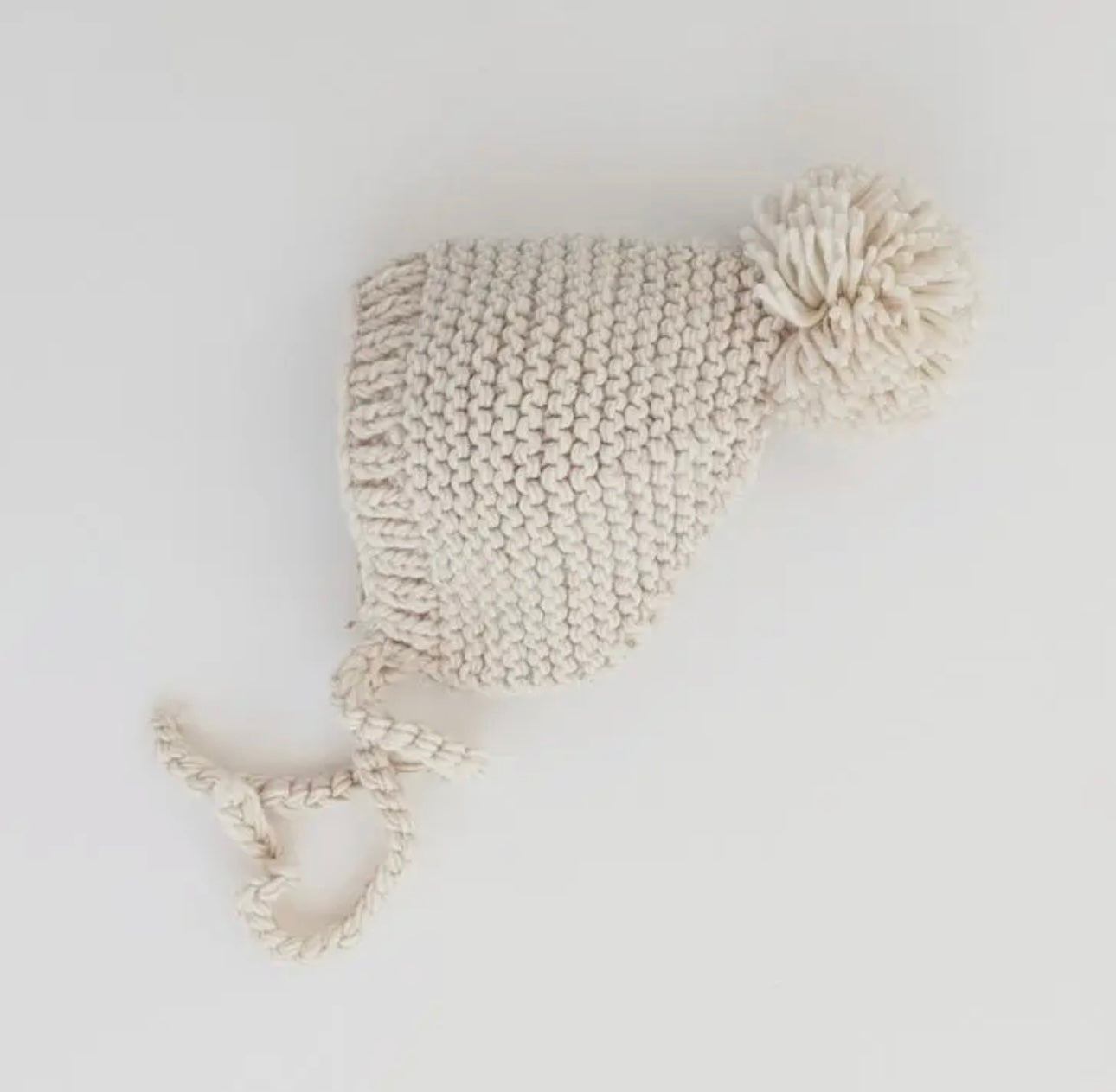 Stitch Knit Baby Bonnet