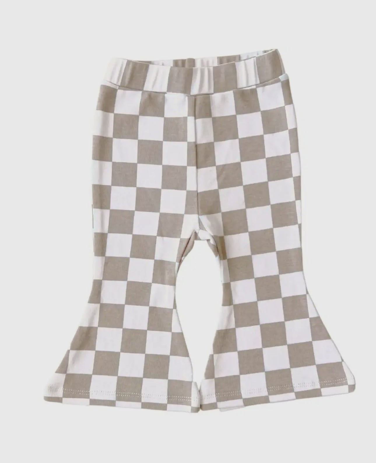 Checkered Flare Pants