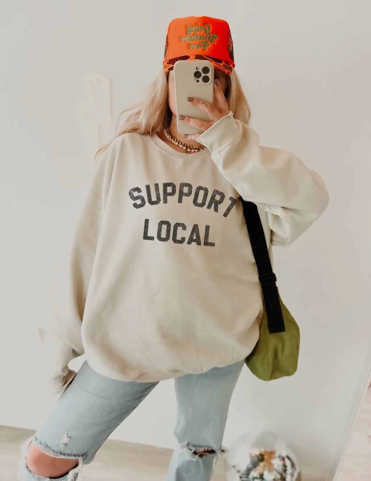 Support Local- Crewneck