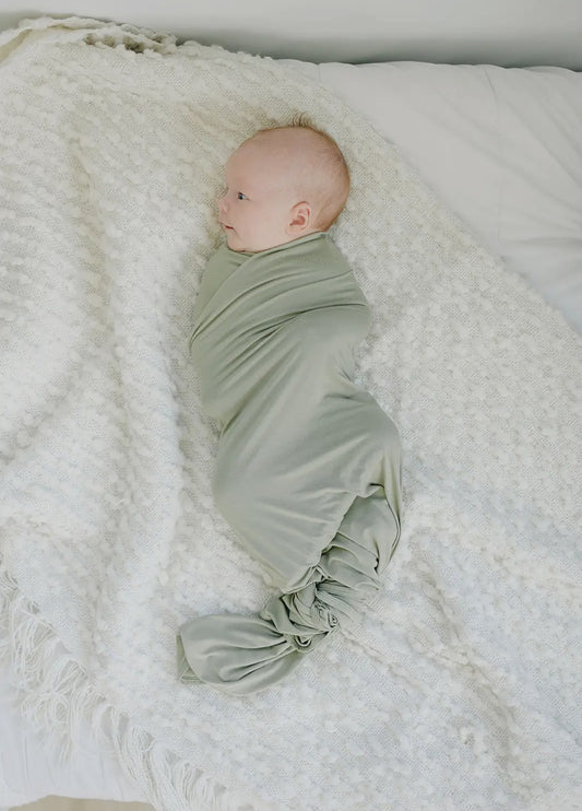 Swaddle Blanket Bamboo- Sage