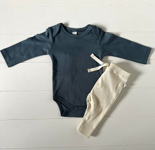 Organic Harbor Classic Long Sleeve Bodysuit