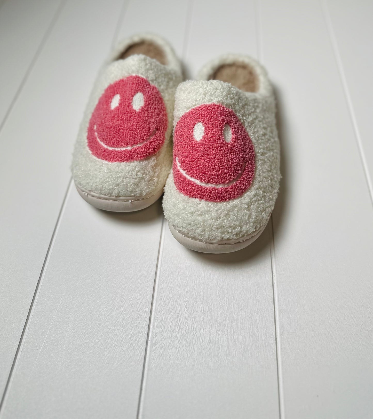 Mamas Smiley Slippers- Sunset Pink
