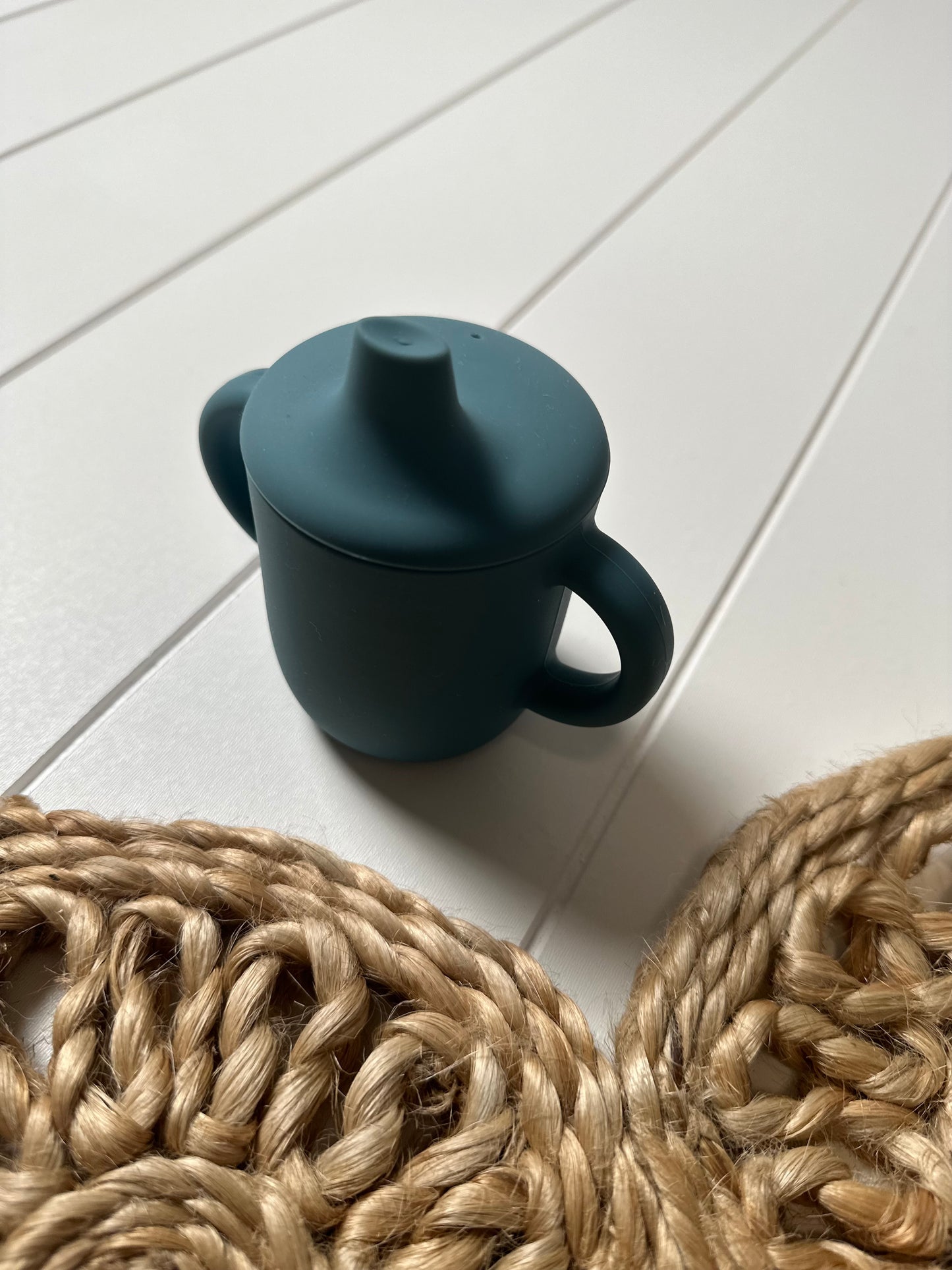 Silicone training cup- Cool Blue