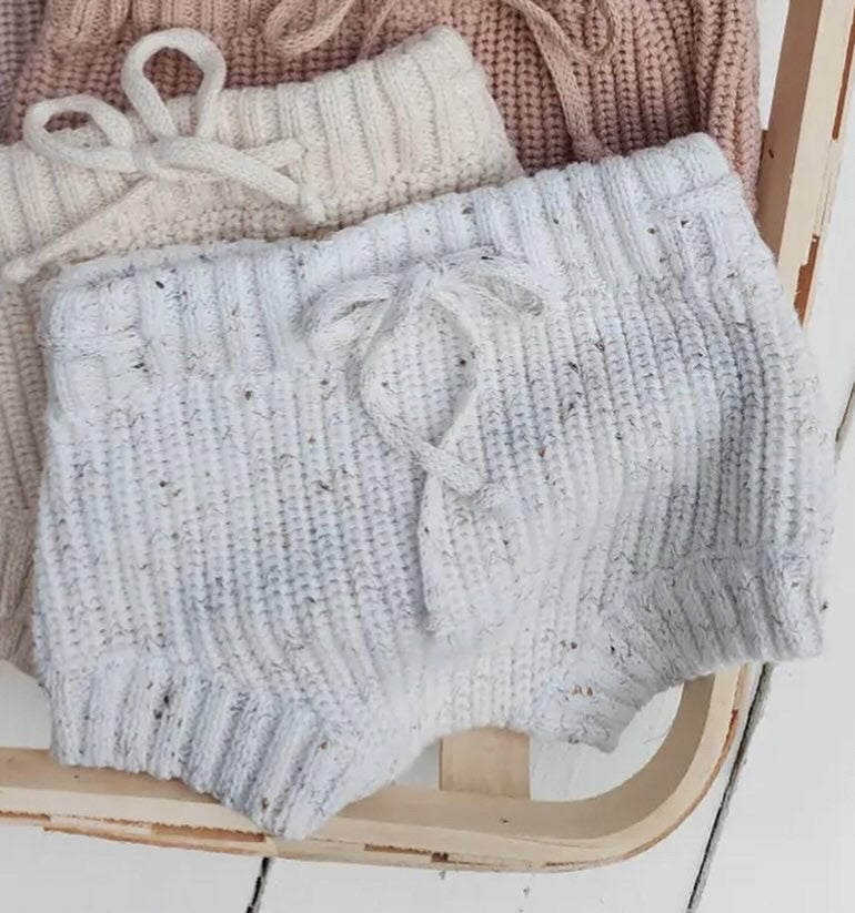 Knit CocoSpeckle Baby Bloomers