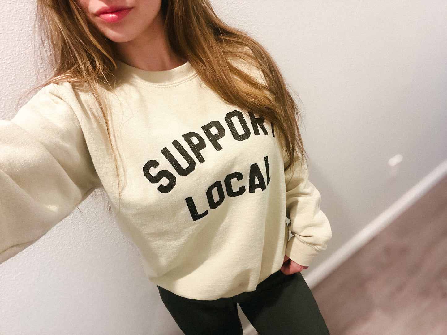 Support Local- Crewneck